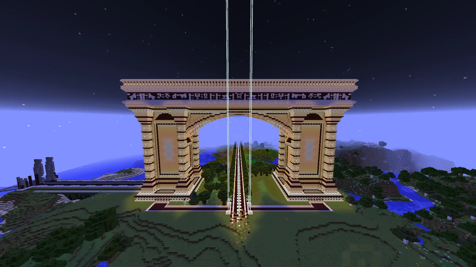 Argonath on 2b2t