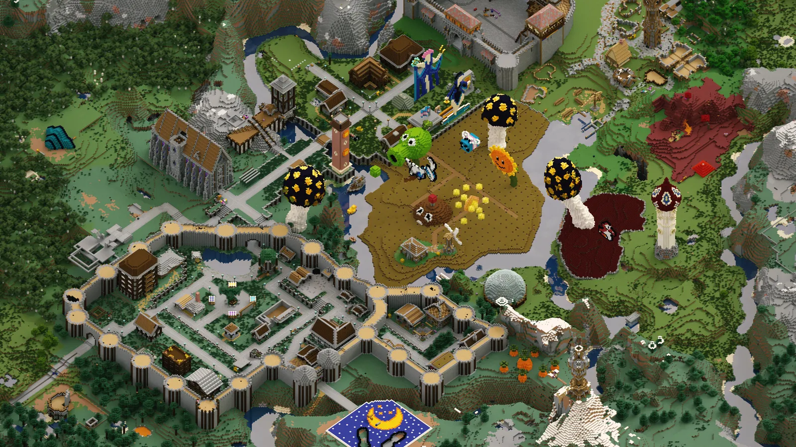 Poppy Town on 2b2t