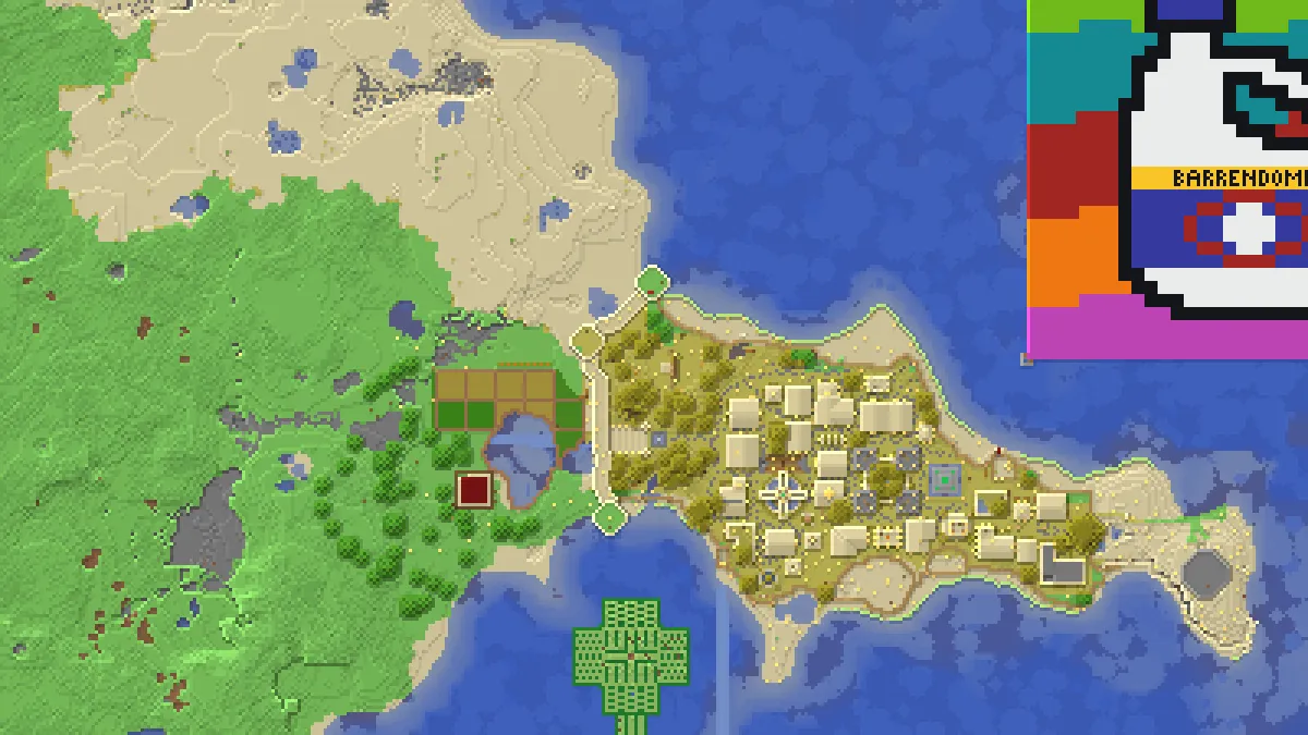 Emeral Sand City on 2b2t
