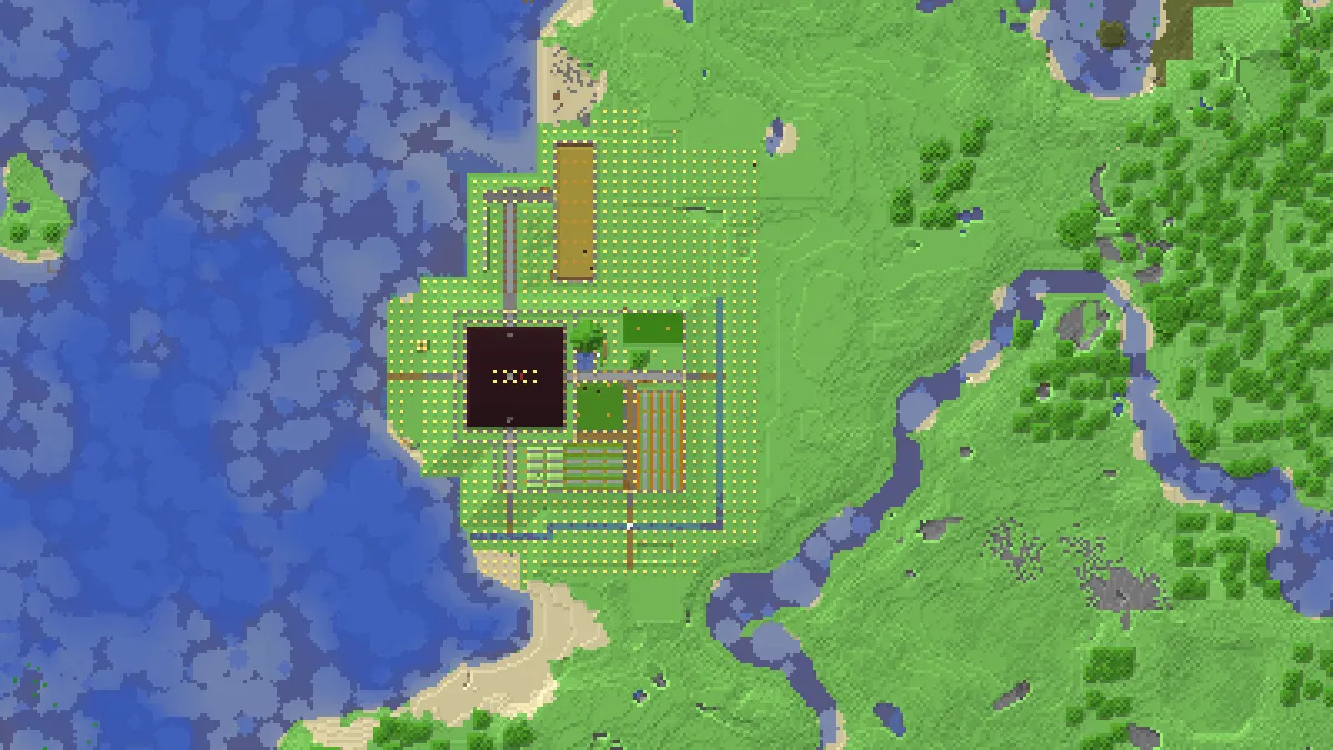 Flugzeug Base Mansion on 2b2t