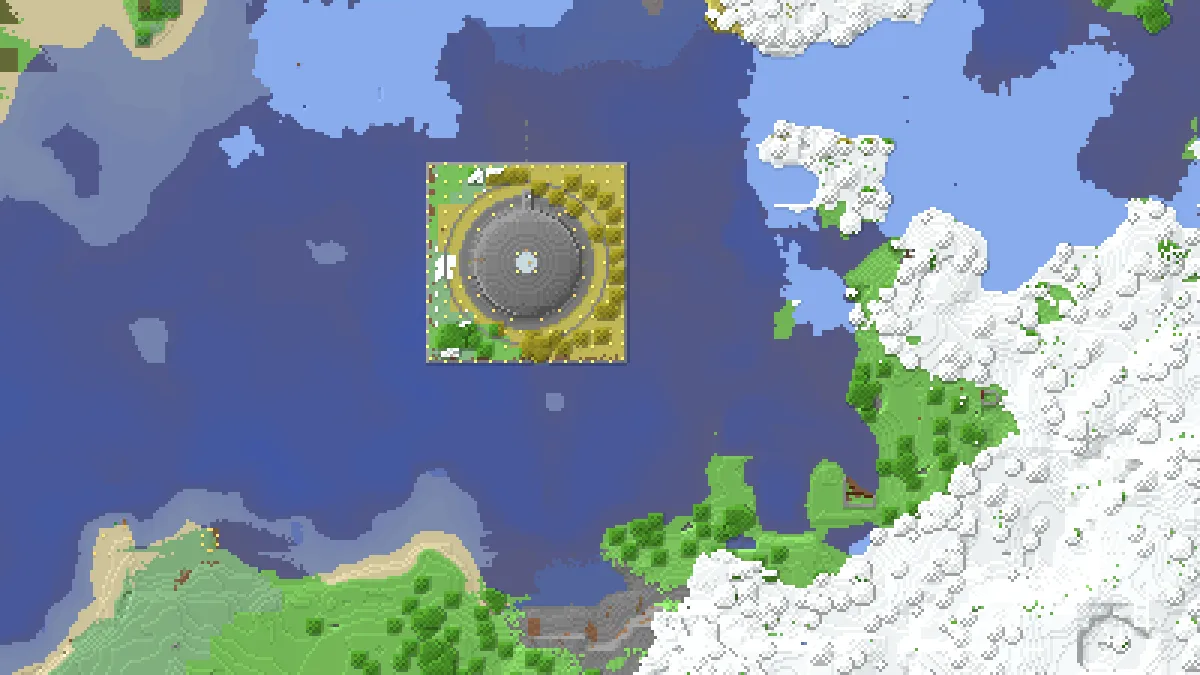 Giant Robot Head on 2b2t