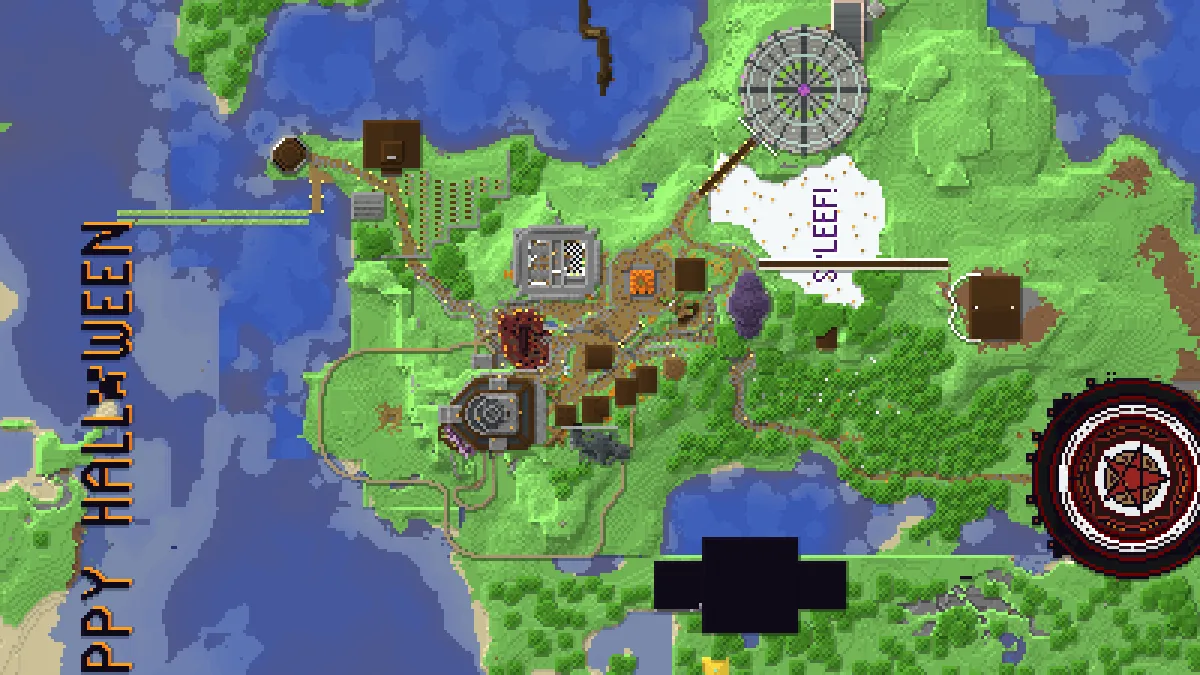 Halloween Party Base on 2b2t