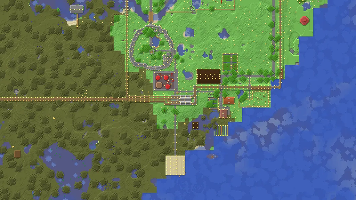 Imperators Base German Town Main Train Station on 2b2t
