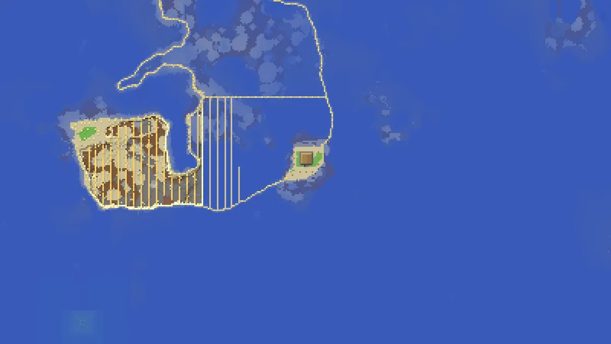 iO Marks Island on 2b2t