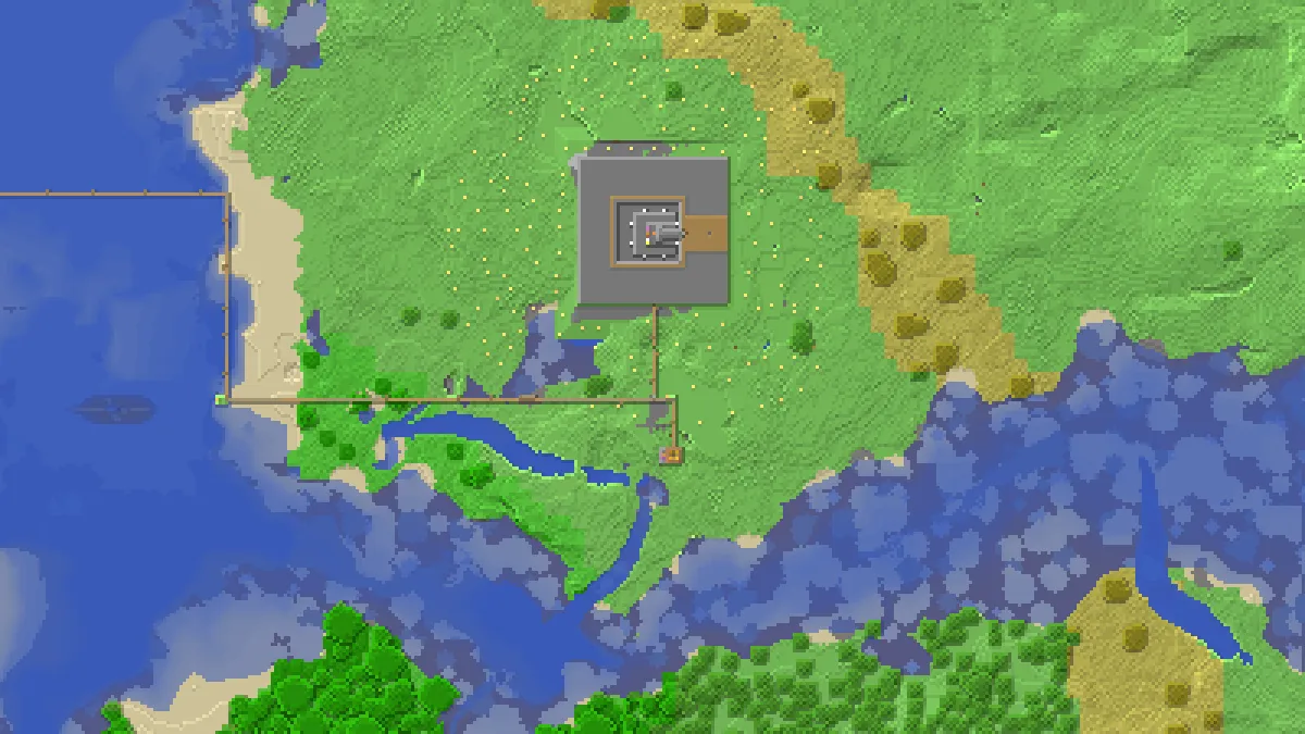 iO Ominous Bottle farm on 2b2t