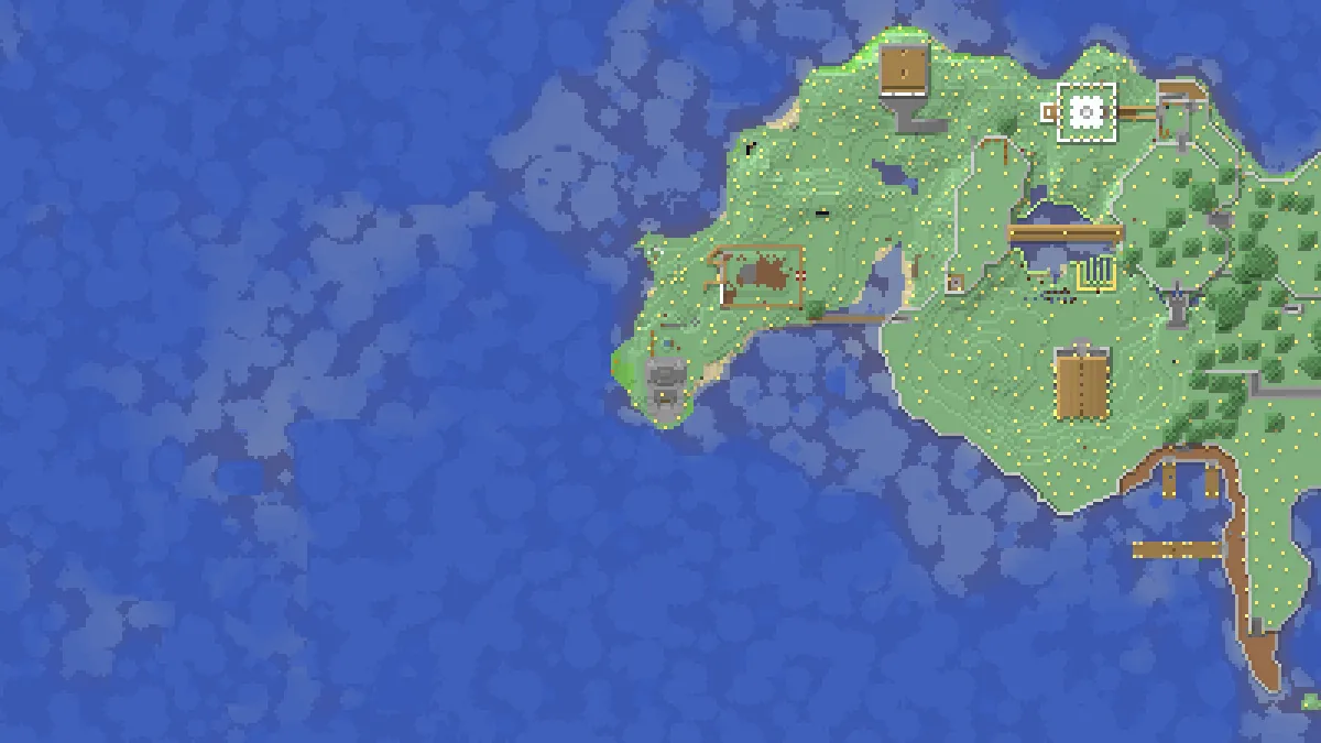 Island base on 2b2t