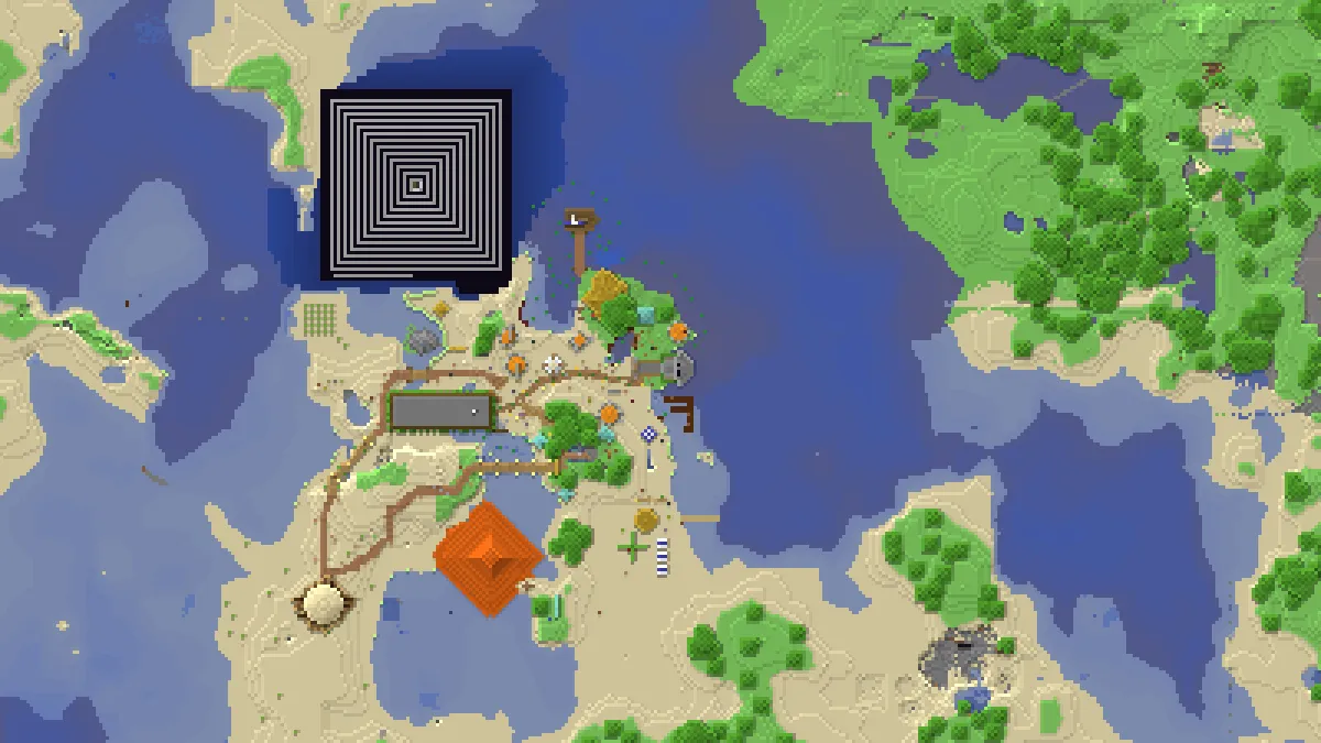 l17w21 Tropical island Lodge 18 on 2b2t