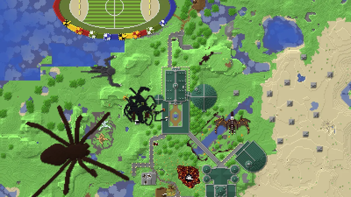 l19w43 Harrowing village on 2b2t