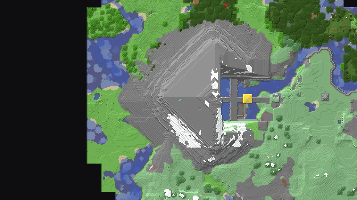 Lonely Mountain on 2b2t