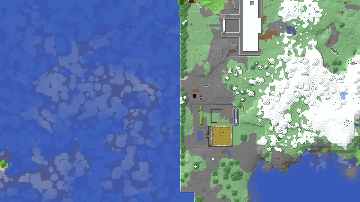 Mansion and farm on 2b2t