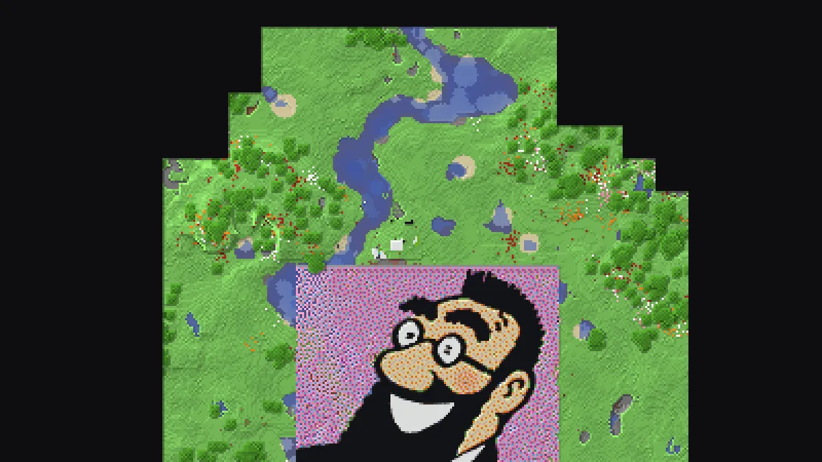 Monolith mapart on 2b2t
