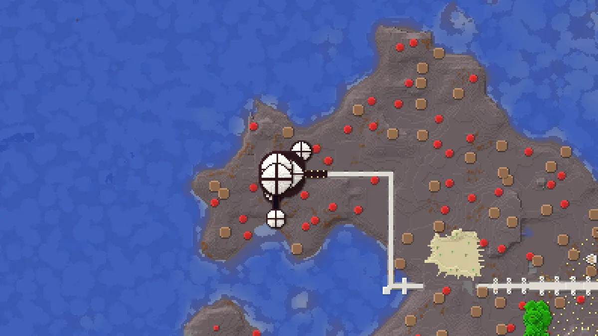 Mushroom Island base on 2b2t