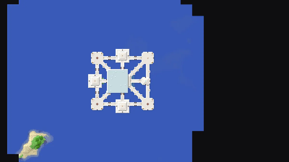 Quartz skybase on 2b2t