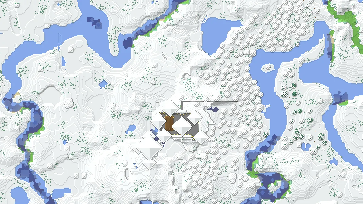 Snow Town Offtopias Castle on 2b2t