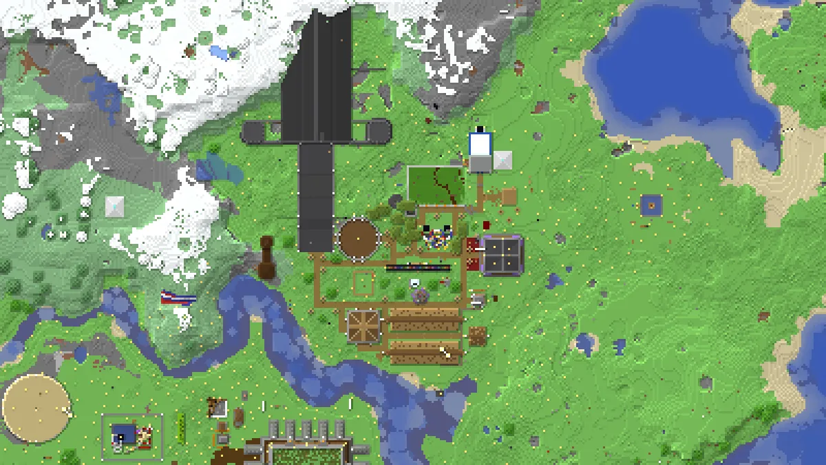 Sun Knights Recruits Base 25 on 2b2t