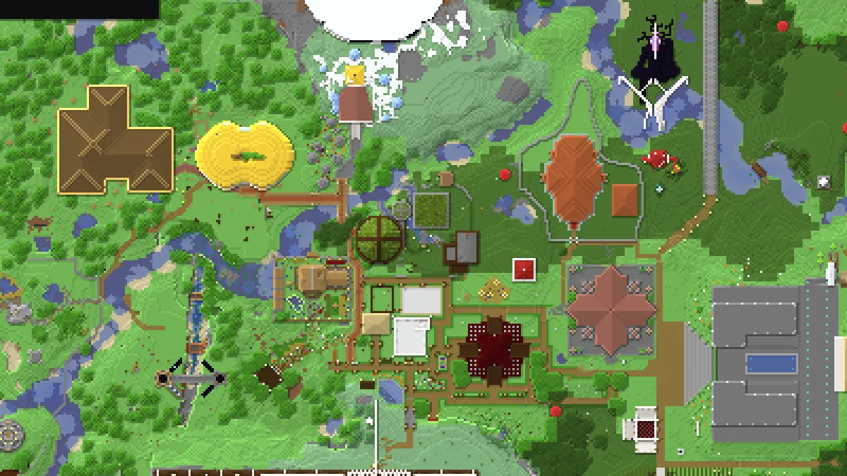 Valerian Cloverfrosts first build on 2b2t