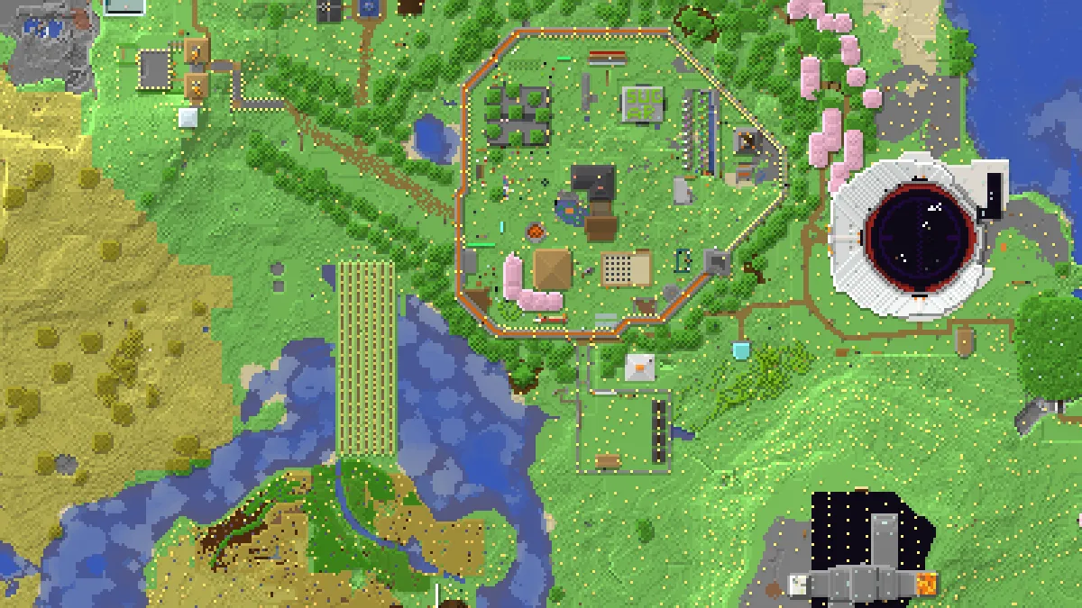 Verdant Stronghold on 2b2t